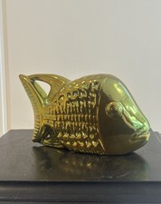 Zsolnay Eosin Iridescent Lustre Glaze Fish Figurine Ornament