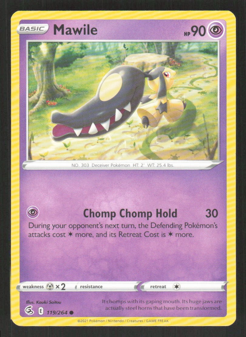 2021 Mawile Fusion Strike 119/264 Pokemon TCG