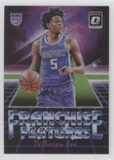 2018 Donruss Optic Franchise Features Lime Green Prizm 13/149 De'Aaron Fox 00am