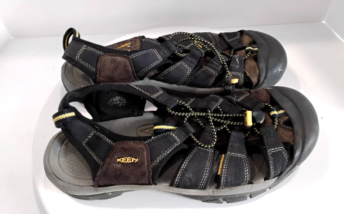 Keen Mens Brown Leather Fisherman Sandals Buckle Strap Hiking Shoes 14 XT 0105 KEEN Leather Upper Fisherman Sandals for Men for sale | eBay main image 2
