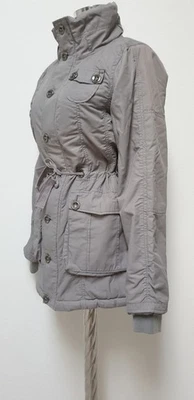 FISHBONE 🤍 Winter-Jacke 🤍 Damen Gr.M 55COTTON/45NYLON Hellgrau Gebraucht NWT  - Bild 1 von 4