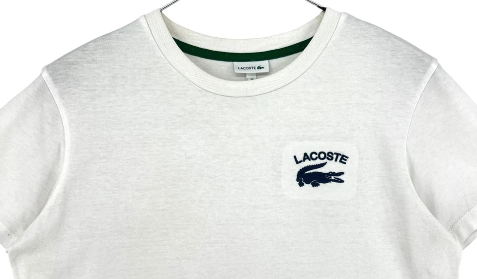 Camiseta blanca LACOSTE niños cuello redondo talla 16 J. 176Cm Foto 3 de 4