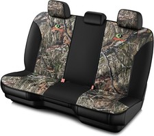 Low Back Camo Bench Seat Covers Full Size Universal Fit Most Rear Seats Rip-stop