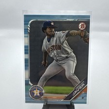 2019 Bowman Draft - Cristian Javier #BD-160 Sky Blue /499 (RC)