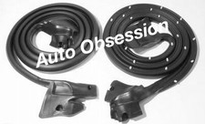 1973-77 Chevrolet Monte Carlo Door Weatherstrip Seals Pair - LM16C | eBay