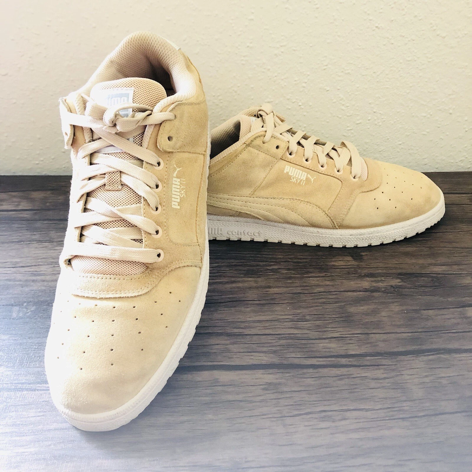 Scarpe da ginnastica Puma Sky II Lo Natural Vachetta basket scamosciate sneakers taglia 12