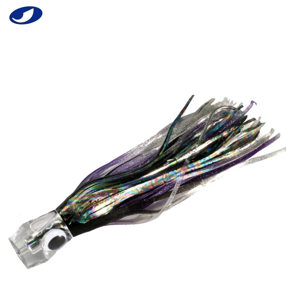 6 piezas/bolsa 6 pulgadas agua salada arrastre señuelos de pesca en alta mar marlin atún Mahi waho Foto 4 de 4