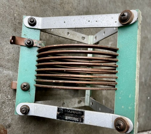 VINTAGE HARRIS RADIO BROADCAST TUNING COIL Type 10FC0855 Unit C