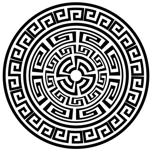 Griechische Sonne Wandtattoo - Wandaufkleber  - Bild 2 von 7