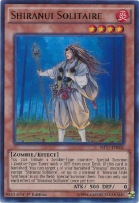 Yugioh - Shiranui Solitaire - 1st Edition Ultra Rare NM - Free Holographic Card | eBay Yugioh - Shiranui Solitaire - 1st Edition Ultra Rare NM - Free Holographic Card | eBay