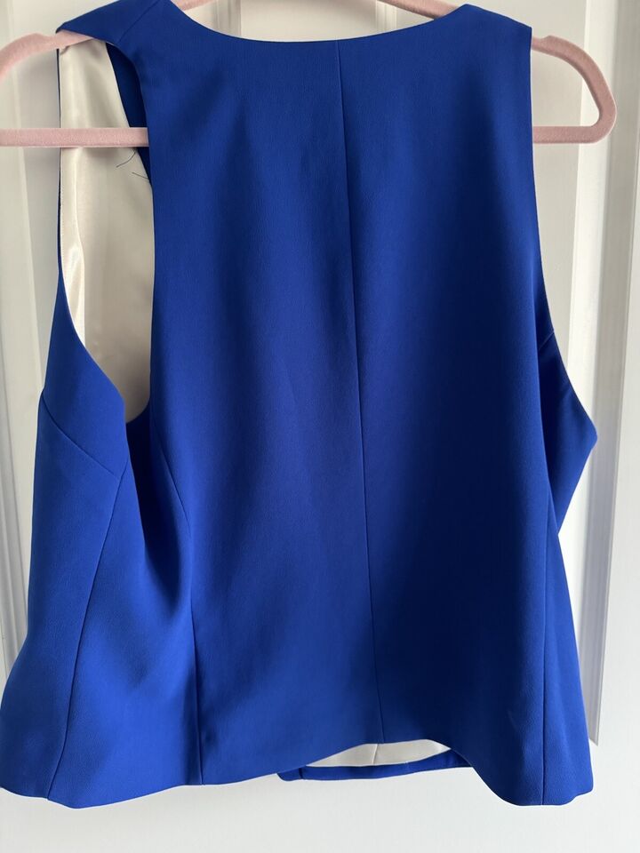 River Island Cobalt Blue Waistcoat Size UK 16 BNWT Last One Left | eBay
