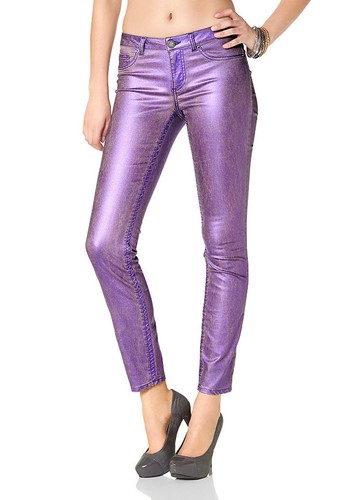 Laura Scott Damen Röhrenhose Jeans 