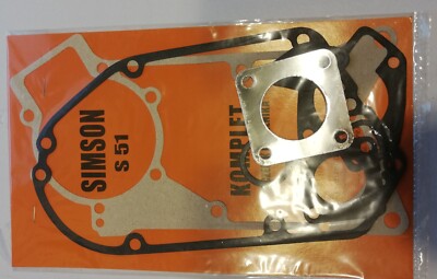 Gasket Set suitable for Simson S51 SR50 KR51/2 Schwalbe 8 Pieces Top