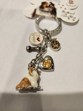 Shetland Sheepdog Key Ring Hand Painted "Little Gifts"