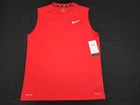 NIKE Mens Essential Hydroguard Swim Tank top UPF 40+ NESSA585-614 Red