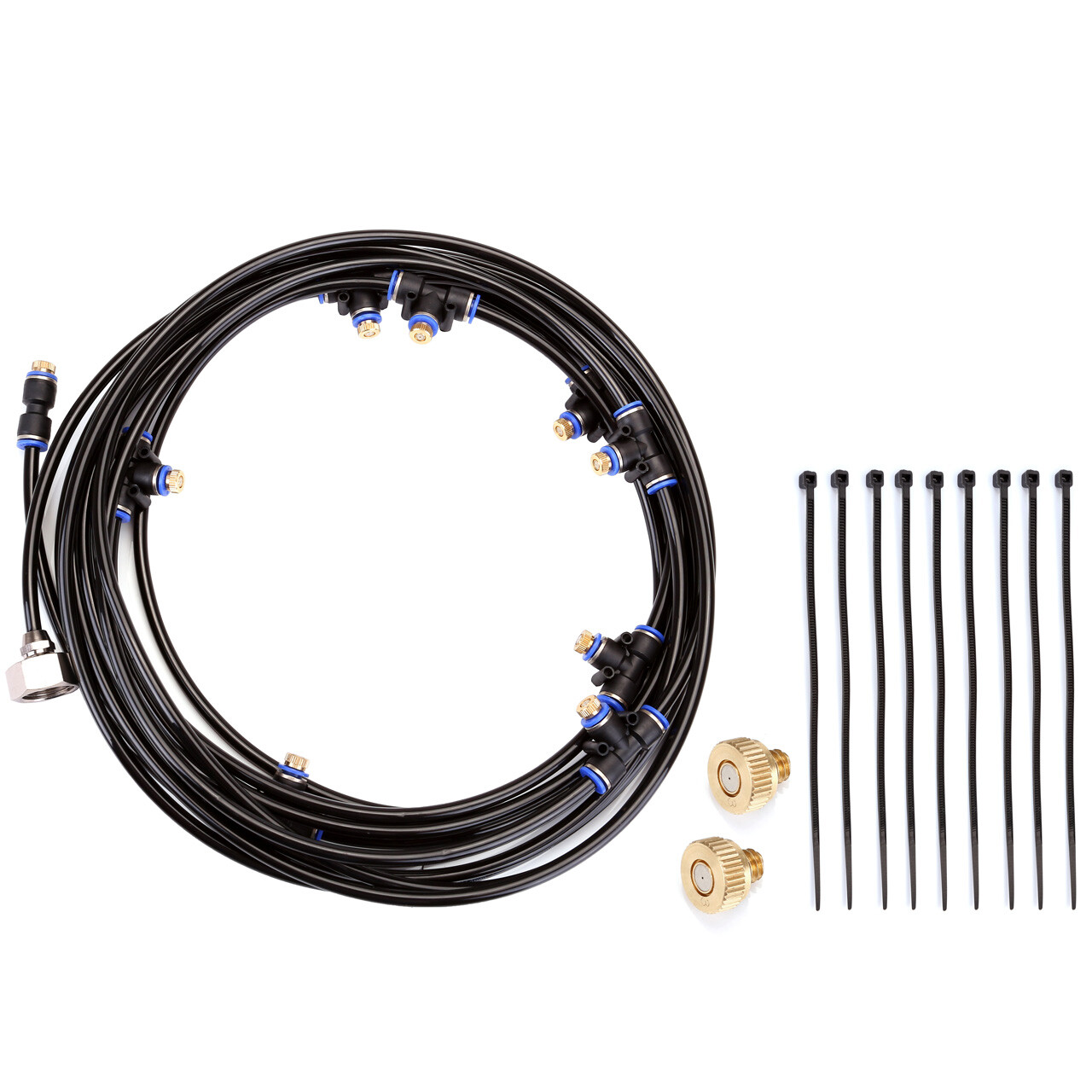 5M 8M Outdoor Misting Cooling System Garden Irrigation Water Fan Mister