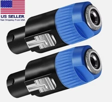 Speakon To 1/4 Adapter Connector, Upgraded 1/4" Female To Male Connector Speaker