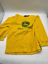 John Deere warm yellow youth sweatshirt  Size Small 8 