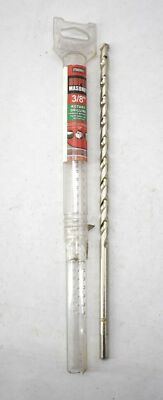 Mibro 264171OR Straight Shank Masonry Drill Bit, Nickel Chrome Plated 3/8'' X 13''