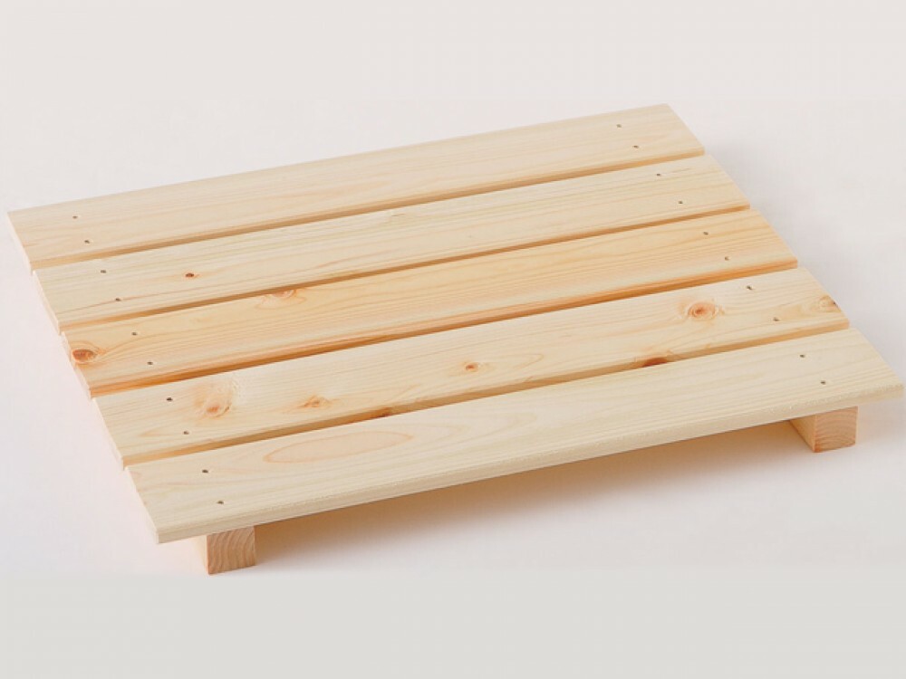 IKEGAWA 5Plate Mini Sunoko Wooden Board Stand Bath Mat Hinoki Japanese