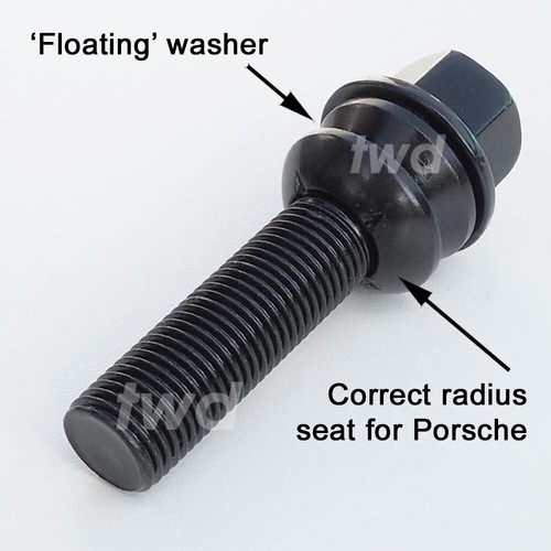 7MM HUBCENTRIC ALLOY WHEEL SPACERS + BLACK BOLTS FOR PORSCHE BOXSTER 5X130 71.6 - Picture 6 of 10