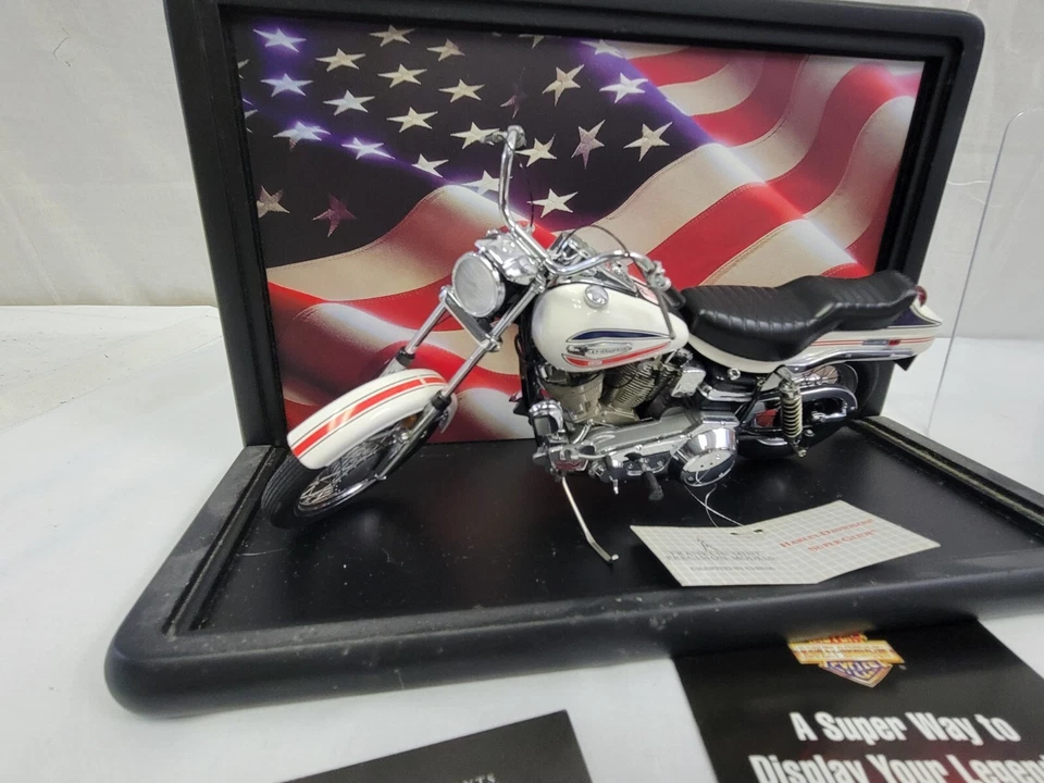 Harley-Davidson FX Super Glide 1971 Franklin como nueva escala 1:10 motocicleta diecast Foto 4 de 4