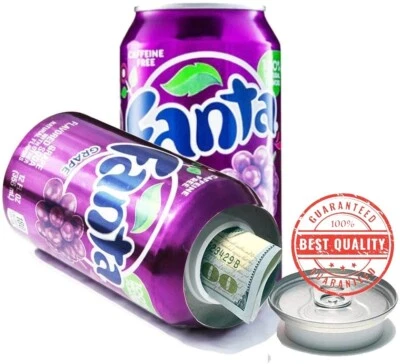 Fanta Grape Soda Can Diversion Safe Stash Can (Hidden Storage Compartment)