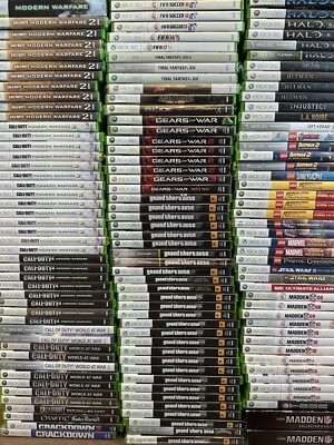  Microsoft XBOX 360 Games: Complete CIB & In Case Buy 4 Get 1 FREE  TESTED 
