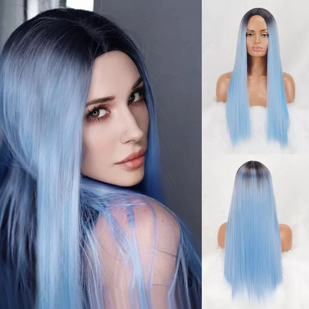 Dark blue wig ebay cheap