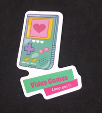 Colorful Gamers  Video Gaming Sticker 2.5" x 1.75" T 