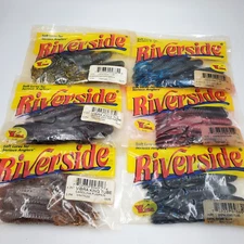 Riverside Lures 4.25" Vibra King Tube 5 Ct Pack 4 1/4" Bass Fishing Choose Color