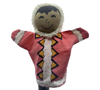 Puppet- Multicultural Girl Inuit Eskimo Hand Puppets Oriental Trading ...