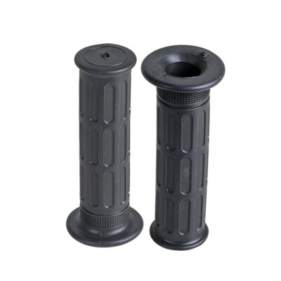 7/8'' Black Soft Rubber Universal Handlebar Hand Grips For ATV Quad Thumb -/