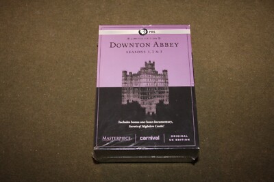 Downtown Abbey Season 1, 2 & 3 (DVD, 2013) Original UK Edition - New & Sealed