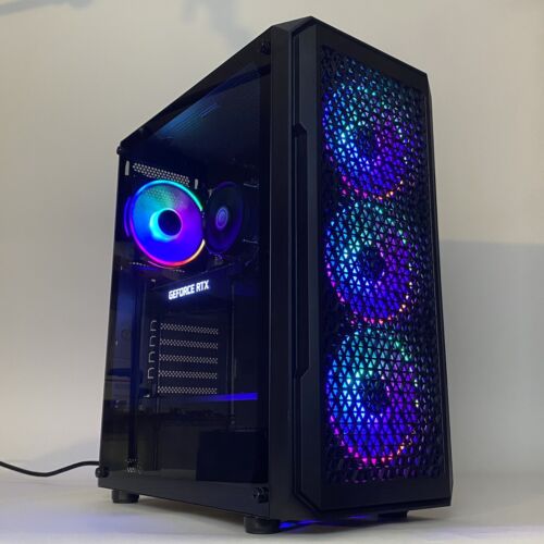 Intel i7 Custom Gaming PC Desktop Computer 16GB DDR4 2TB 512GB SSD RTX 4060 WiFi