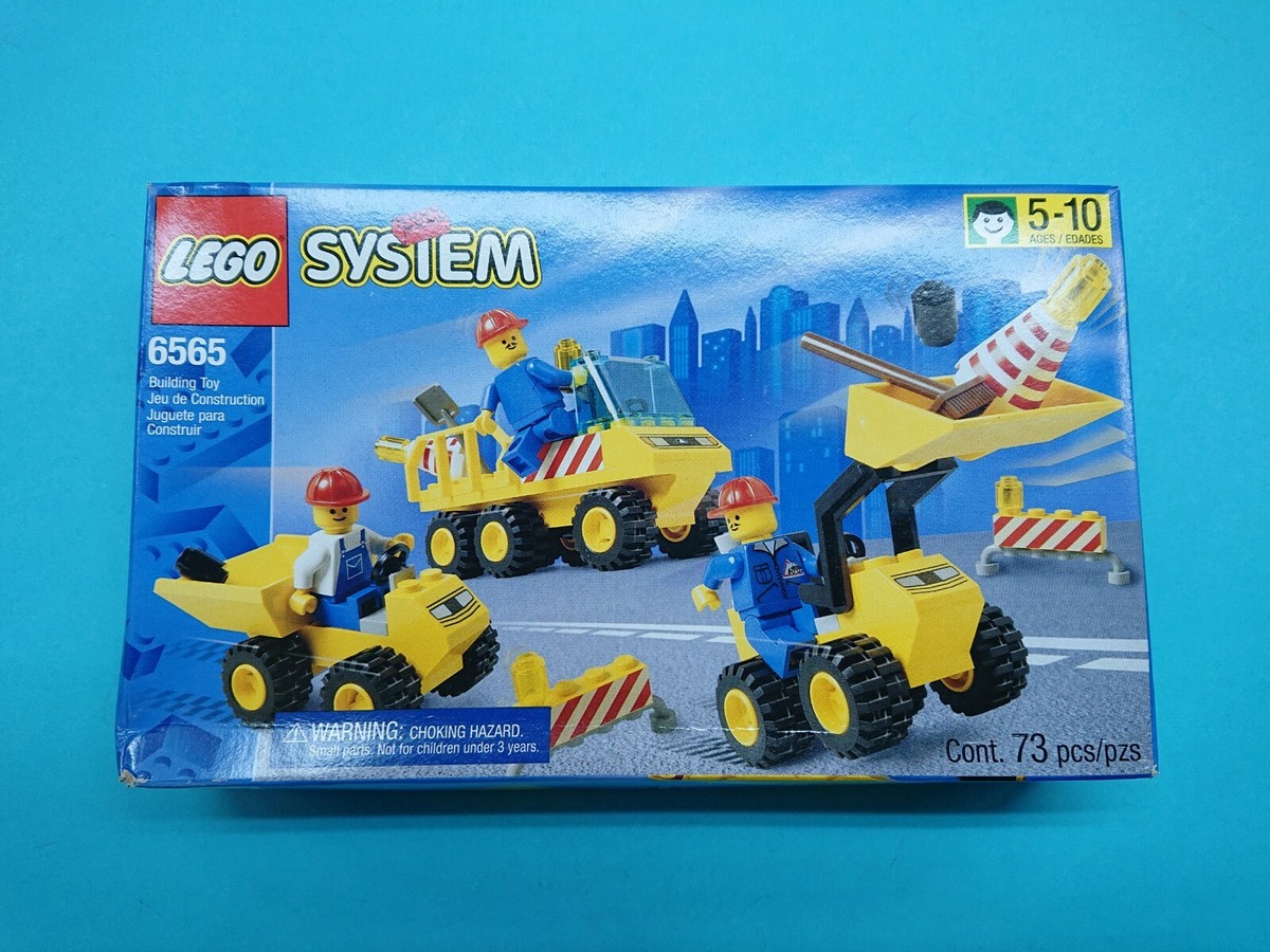 Lego Town Jr Construction Set 6565 RARE Construction Crew New
