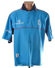 ENGLAND 1990'S AWAY CRICKET SHIRT ASICS SIZE L ADULT