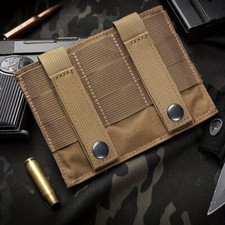 Tactical Pistol Mag Holster Molle Open-Top Triple Magazine Pouch Holder Carrier