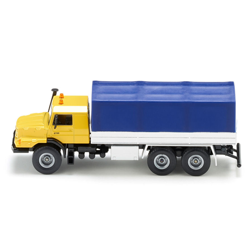 CAMION MERCEDES ZETROS CON TELONE 1:50 Siku Camion Die Cast Modellino