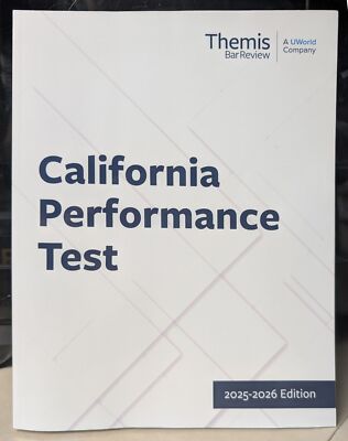 Themis Bar Review - California Performance Test - 2025-2026 Edition - NEW