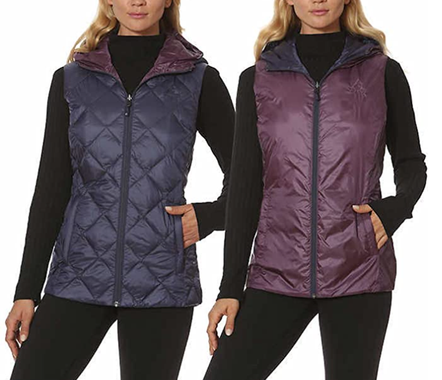 Packable Reversible Down Vest 
