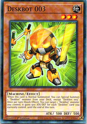 Deskbot 003 SR10-EN022 Yu-Gi-Oh! 1st Edition Light Play | eBay Deskbot 003 SR10-EN022 Yu-Gi-Oh! 1st Edition Light Play | eBay