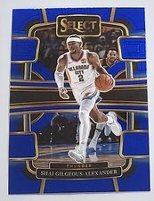 2023-24 Panini Select Card #57 Shai Gilgeous-Alexander Oklahoma City Thunder NBA