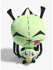 Invader Zim GIR With Monkey Plush Backpack