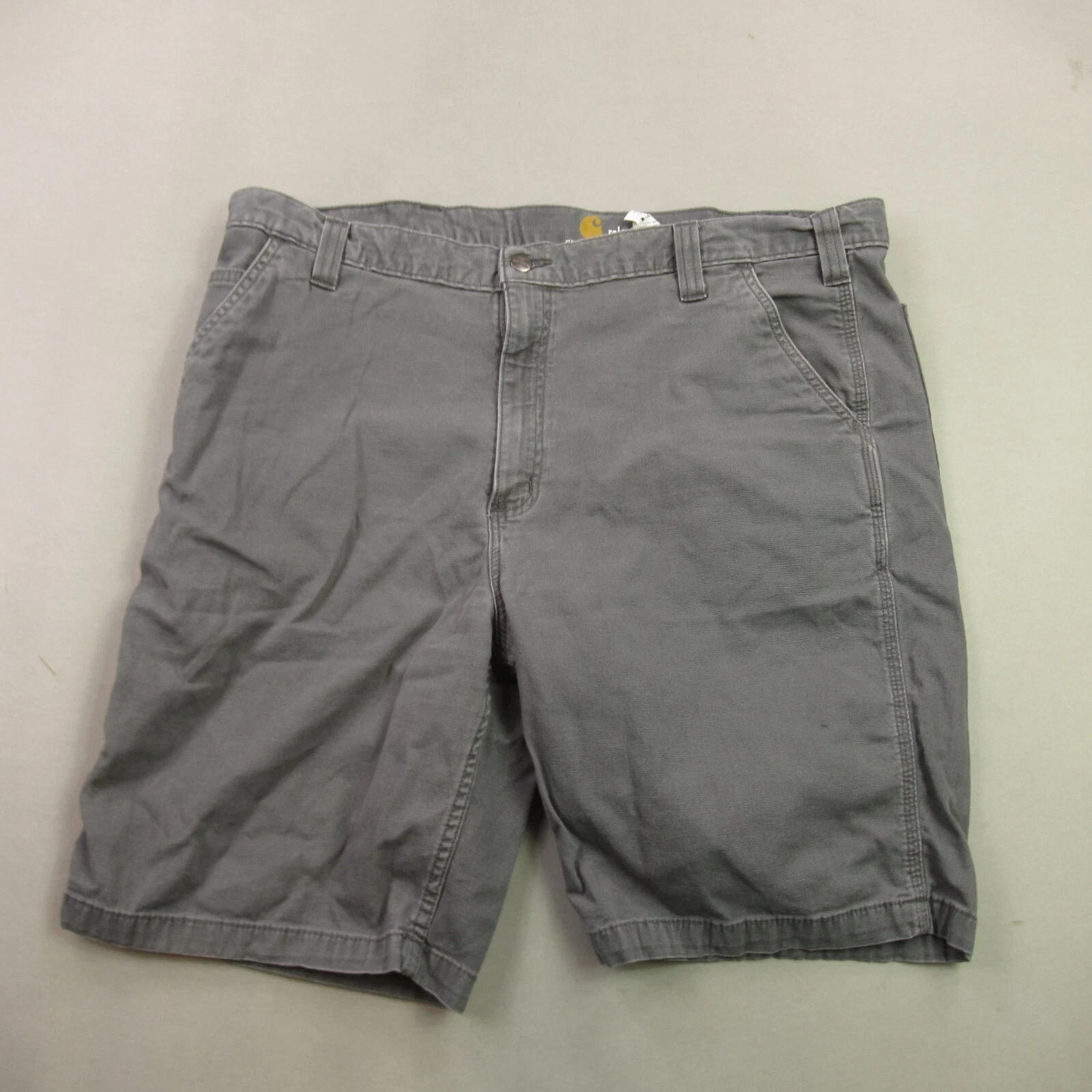 Carhartt Shorts Mens 42 Vintage Pockets Cargo Relaxed Fit Outdoors Gray