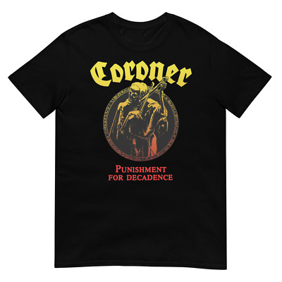 CORONER ''Punishment For Decadence'' (One Sided) T-SHIRT