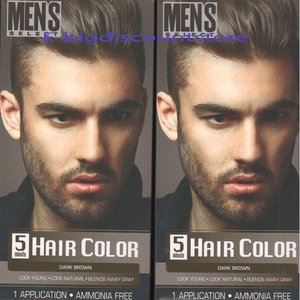 2pk Dark Brown Hair Color Men S Select For Men Permanent Hair Dye