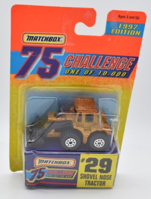 Matchbox Superfast Shovel Nose Tractor Gold Challenge 1997. #29 Limitiert 1997