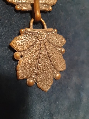 Beautiful Victorian Cape/Cloak Clasp Buckle 2 Parts. 10cm Wide.  - Picture 3 of 11