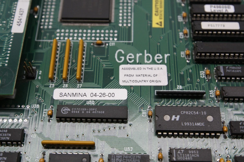 Gerber Edge 2 II CPU Circuit Board Mainboard P72007D - Image 3 of 4
